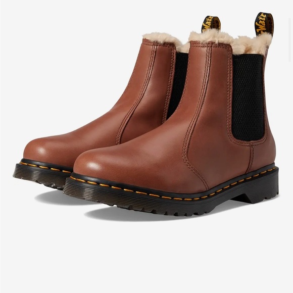 Dr. Martens Shoes - Dr. Martens 2976 Leonore Sherpa Lined Boots